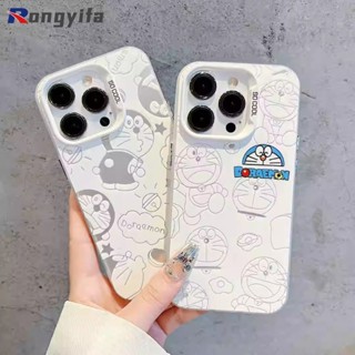 哆啦夢 可愛的哆啦A夢手機殼適用於iPhone 16E 16 Pro Max 15 14 Plus 13 12 Mini