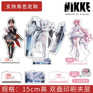 【潮玩精品擺件】NIKKE勝利女神妮姬週邊桃樂絲立牌愛麗絲灰姑娘神罰雙麵夾層擺件