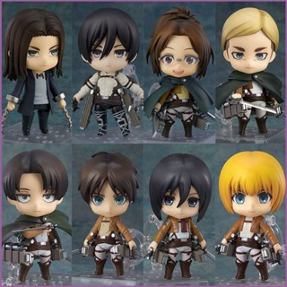NS3 進擊的巨人最後一季可動人偶 Q 版 Eren Mikasa Hange Erwin 模型玩偶兒童玩具 SN3