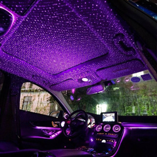 車用星空頂usb星空燈雷射投影裝飾燈汽車氛圍車頂滿天星led氣氛燈