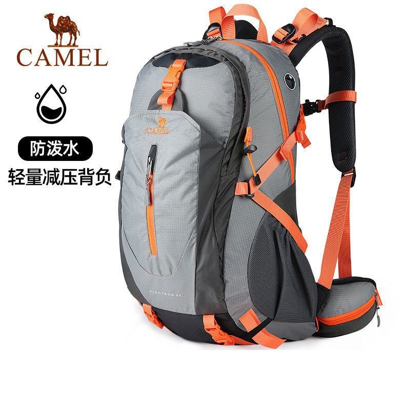 駱駝皇冠登山包40L戶外背包旅行輕便大容量防水登山背包防水旅行露營背包戶外包旅行/徒步/戶外包