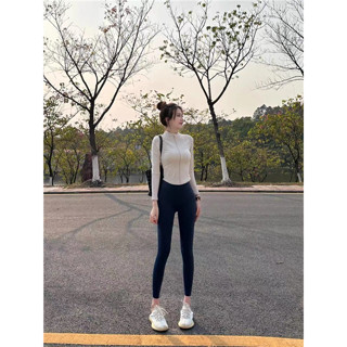 [早春特惠]瑜伽服 運動服 瑜伽衣 瑜伽褲 瑜伽套裝 運動套裝 【2675人收藏】運動速幹上衣長袖緊身顯瘦健身外套拉鏈跑