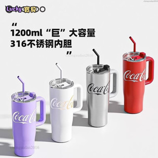 lucky✨NONOO 可口可樂聯名大麥克保溫杯 ml大容量吸管水杯 保冷杯子