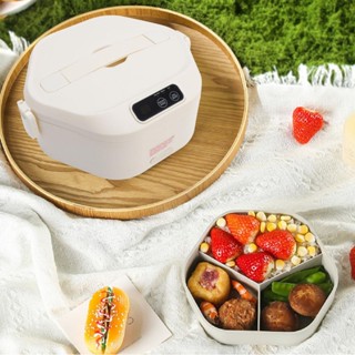 Asixxsix 電動飯盒食物加熱器可充電快速加熱加熱成人便攜式取暖器帶手提袋