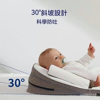 限時免運嬰兒防吐奶斜坡墊 新生兒哺乳枕 防溢奶嗆枕頭 寶寶安全床中床 餵奶神器 防溢奶枕頭 新生兒必備餵奶新生護脊椎
