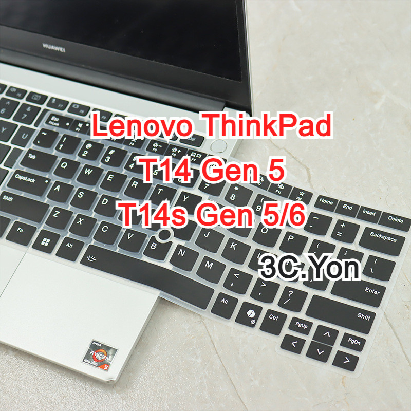 LENOVO 鍵盤保護膜 ThinkPad T14 Gen 5 T14s Gen 6 14 英寸聯想英特爾 AMD 筆記