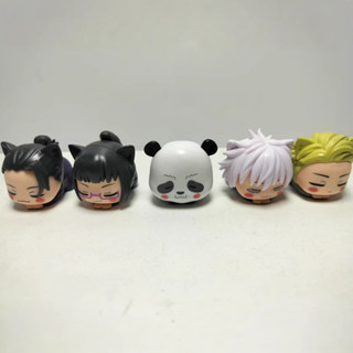 【免運】5 款Q版咒術迴戰公仔手辦 趴趴系列虎杖悠仁 五條悟 伏黑惠 熊貓模型玩具 卡哇伊動漫人偶桌面汽車裝飾擺件