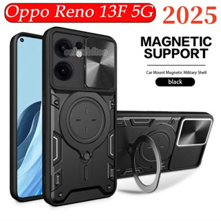 Oppo Reno13 F 5G 滑動推拉相機鏡頭保護手機殼適用於 Oppo Reno 13F 13 Pro 13Pro