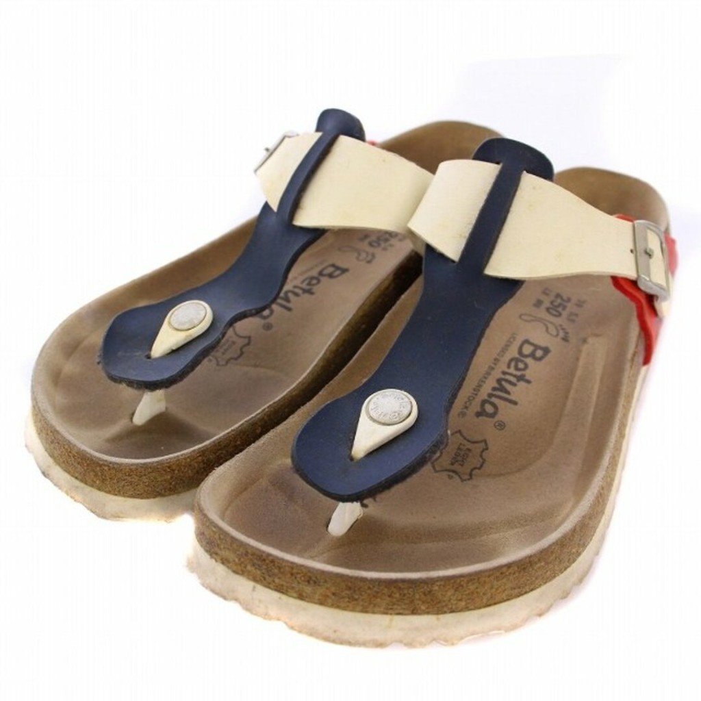 BIRKENSTOCK A n M O I R 5 涼鞋 二十五 皮革 白色 日本直送 二手