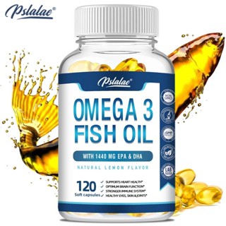Omega 3 魚油膠囊 1440 毫克 - 3 倍強度，最高效力 - 含 EPA、DHA