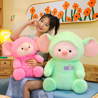 87868新款小豬豬毛絨公仔卡通玩偶帽兜豬抓機娃娃送兒童女友兒童玩具史萊姆拉布拉多labubu衣服 卡通capybara