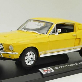 美馳圖 1/18 福特野馬 Ford Mustang GTA 1967 跑車合金汽車模型