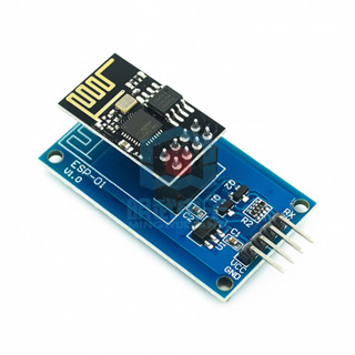 ESP8266 ESP-01 wifi無線收發適配器模組 串列埠遠距離透傳模組藍板