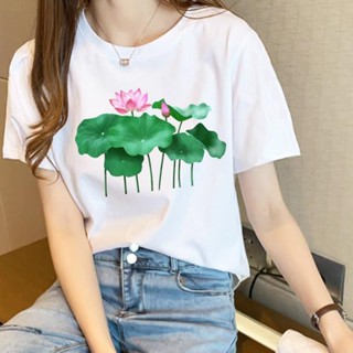 胖胖美依 上衣 T恤 短袖上衣 L-4XL收腰可愛印花短袖休閒ins時尚韓版洋氣打底衫圓領T恤-6326.