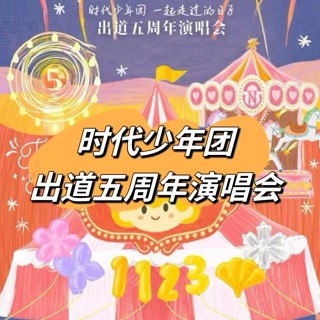 TNT時代少年團 一起走過的日子 出道五週年演唱會應援大禮包盲盒 小卡 戒指 徽章