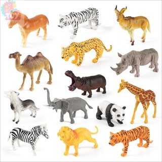 兒童模擬動物玩具 犀牛大象模型擺件
