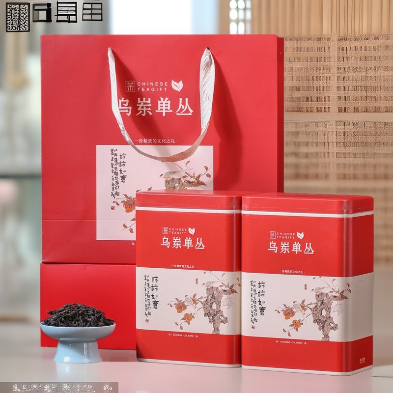 臺灣直發鴨屎香單樅茶禮盒裝烏龍茶甘醇爽口500g潮州鳳凰單叢茶葉批發春茶