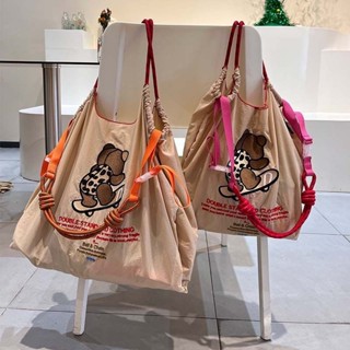 夏上新刺繡ballchain環保袋ballchain購物袋單肩包帆布手提袋