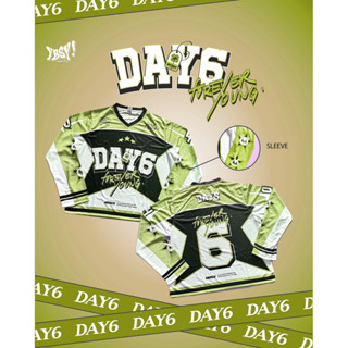 Ybsy! Day 6 Forever Young 高品質新設計 V 領長袖新款平紋針織上衣舒適透氣時尚百搭中性上衣