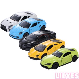 LILYES1:43保時捷合金汽車模型,合金模型模型車模擬跑車玩具,跑車微型模型金屬門兒童男孩玩具