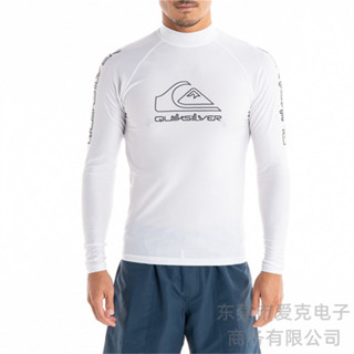 #新款QUIKSILVER潛水服男分體浮潛防嗮水母衣速乾長袖泳衣衝浪服#