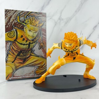 柒柒免運🎁六道鳴人火影忍者 仙人模式 尾獸化蹲姿模型 公仔 擺件 盒裝手辦人偶 手辦 公仔 汽車 車載擺件 玩偶