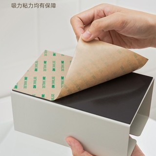 🔥熱賣🔥電子發票🧾冰箱磁吸紙巾盒廚房用紙抽紙盒壁掛紙抽盒磁鐵收納盒置物架紙巾架