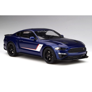 【高品質】美版1:18福特Mustang野馬Roush Stage模擬限量汽車模型