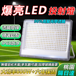 🔥12H出貨+隔日達🔥爆亮LED投射燈 led工作燈 投射燈 探照燈 戶外投射燈 大功率工地燈 廣告燈 防水工作燈