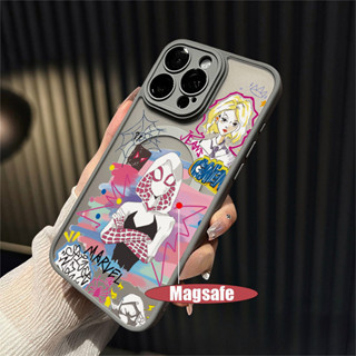HP Iphone 15 promax 手機殼 Marvel world 卡通人物相機支援無線充電 magsafe 硬磨