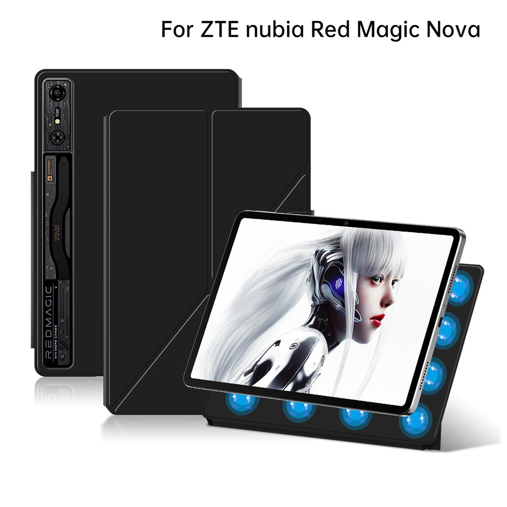 NUBIA ZTE 中興努比亞紅魔 Nova 10.9 英寸智能手機殼平板電腦折疊支架書套中興努比亞 REDMAGIC