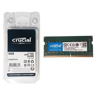 Crucial 16GB DDR4-3200 SODIMM RAM 記憶體 CT16G4SFRA32A(平行進口)