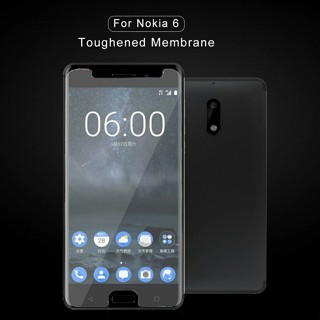 LAYAR NOKIA 6 鋼化玻璃諾基亞 6 防刮透明玻璃 9H 透明螢幕保護質量好 TG-CLEAR