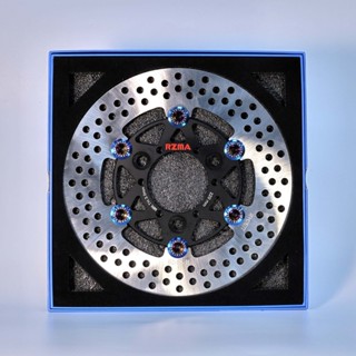 【彩虹】RZMA 瑞祖瑪FD-220 剎車碟盤 五星浮動盤 三孔｜220mm鋁合金浮動碟盤｜CNC鋁合金 高效散熱