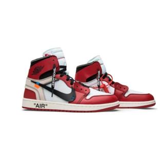 AIR JORDAN 1 X OFF WHITE joint AJ1白色紅色黑色男鞋AA3834 101