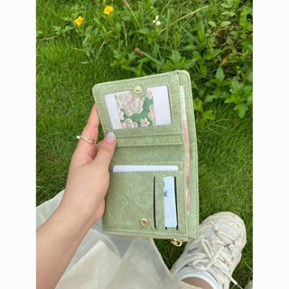 🚀臺灣出貨🚀【4.3萬人好評】復古小錢包~ins錢包女短款學生歐美清新摺疊簡約文藝搭扣真皮質感
