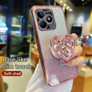 適用於 Realme Note 50 手機殼電鍍軟閃光 TPU 手機後蓋 Realme Note50 RMX3834 手