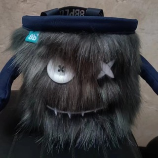 [2025NEW]8bplus毛絨袋十小布自行車前包限量版贈品魔術貼綁帶2條!8B+PLUS