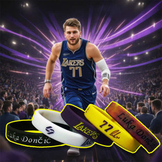 nba悠遊卡 簽名卡 nba 球員卡 東契奇湖人手環77號nba籃球運動簽名獨行俠Luka Doncic盧卡手腕帶