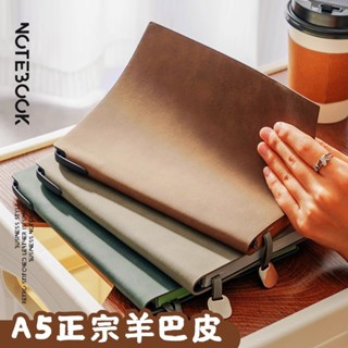 生日禮物 畢業季禮物 同事禮盒 年會禮盒 A5羊巴皮商務筆記本本子禮盒定製LOGO
