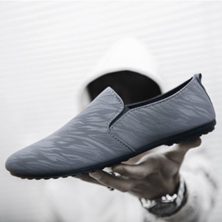 shoes男士春秋豆豆鞋平底懶人鞋一腳蹬英倫運動休閒男鞋子009 LKSO