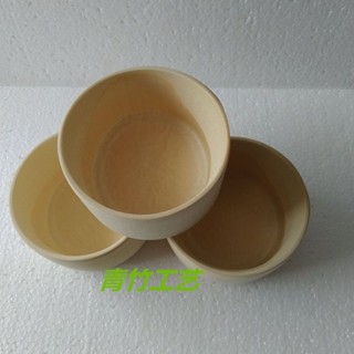 【特惠免運】竹製碗 食碗 竹式碗 天然竹製碗環保復古圓形竹式碗防摔防刮手家用碗