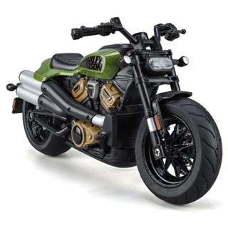 <優品>機車模型🔥機車玩具 摩托車模型 摩托車玩具 車模 閤金機車模型 玩具車 模擬1:12哈雷閤金摩托車模型擺件燈光