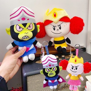 GO7R 現貨正版飛天小女警毛絨玩具反派角色魔人啾啾玩偶擺件錢多多掛件公仔