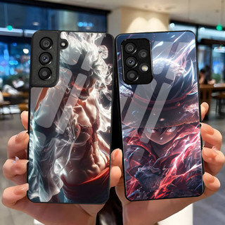 SAMSUNG 海賊王路飛 03 鋼化玻璃手機殼適用於三星S9 Plus S10 S10e S20 FE S20 Plu