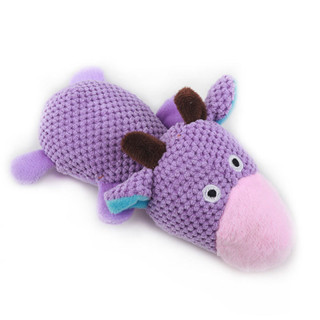 【PetBaby寵物精靈】寵物毛絨發聲玩具仿鴨子牛磨牙潔齒狗狗陪伴卡通玩偶