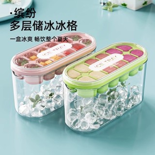✨臺灣下殺價✨矽膠冰塊模具家用食品級製冰盒易脫殼冰格冰箱冷凍儲冰盒製冰神器