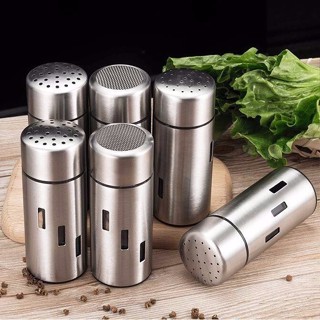 spice bottle 優質不鏽鋼調料罐調味盒家用調味瓶撒鹽罐燒烤撒料瓶醬料廚房用品007 PRTI