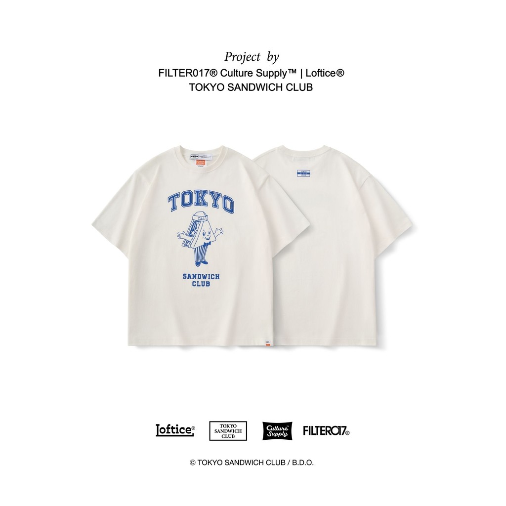FILTER017® Culture Supply™TOKYO SANDWICH CLUB |  三明治吉祥物短T