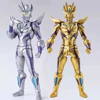 甄選熱銷精品🔥賽羅閃耀黃金奧特曼手辦 可動玩具超可動人模型 關節兒童禮物男孩 超能力霸王模型 賽羅奧特曼黃金模型